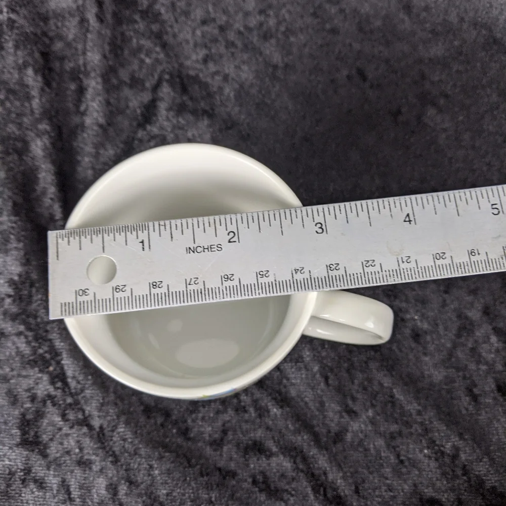 Unique vintage mug with ashtray or teabag rest cover - Picture 8 of 11